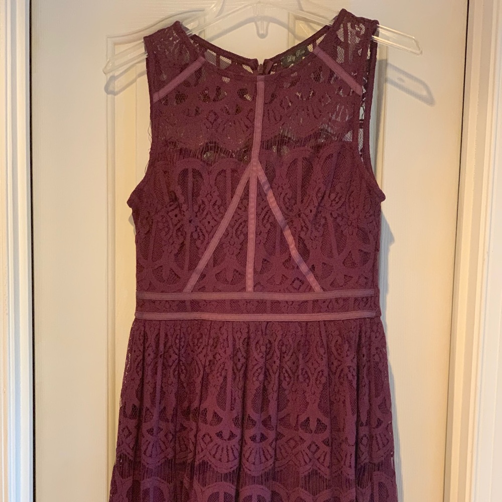 Lily Rose plum dress size M